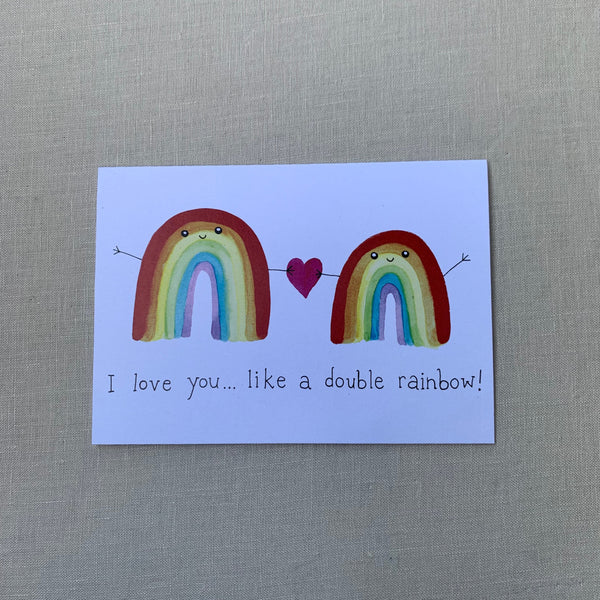 Moon Face Maddy Double Rainbow
