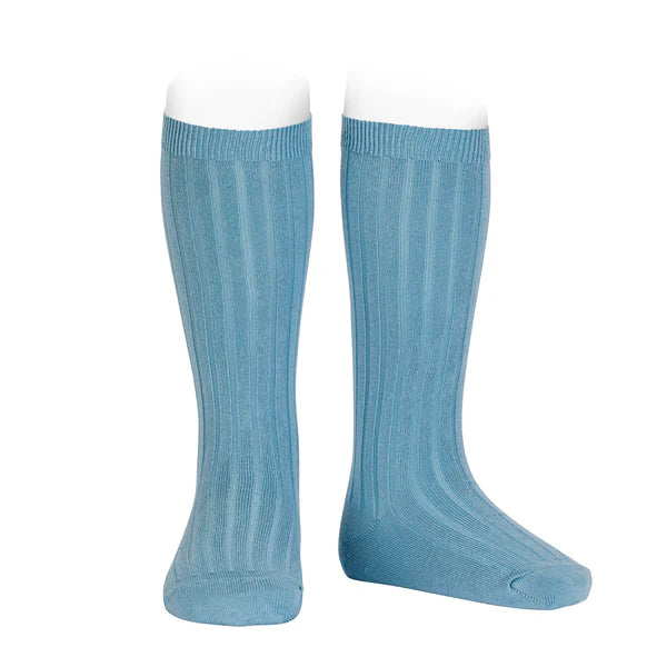 Condor Knee High Ribbed Sock (#416 Nube)