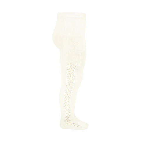 Condor Side Openwork Tights (#303 Cava)