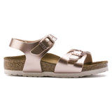 Birkenstock Rio Kids Metallic Copper NARROW