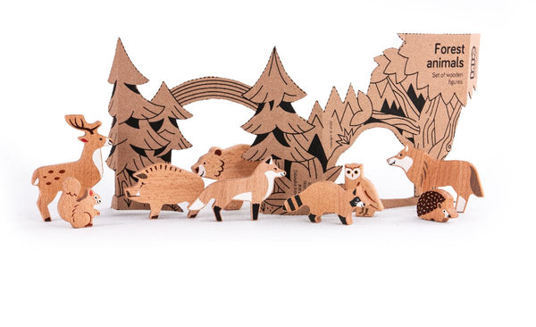 Bajo - Wild Animals Forest Set of 10