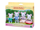 Sylvanian Families Marshmallow Mouse Family