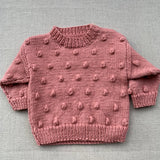 Knitted by Nana Saskia Jumper - Rose Petal