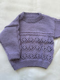Knitted by Nana Michael Jumper - Viola