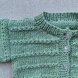 Knitted by Nana Timmy Cardigan -Sage