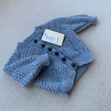 Knitted by Nana Harmony Cardigan - Dawn Mist