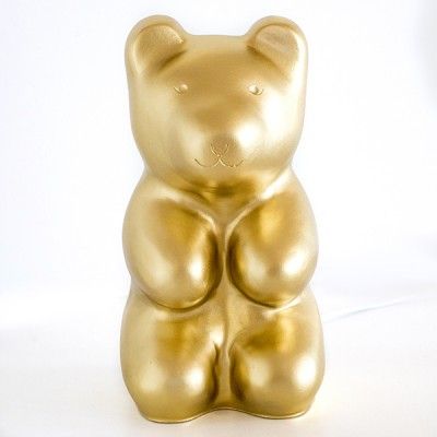 Heico Jelly Gummy Bear Night Light Lamp - Metallic Gold