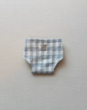 Pretty Wild Kids George Dolls Nappy Grey Check Linen