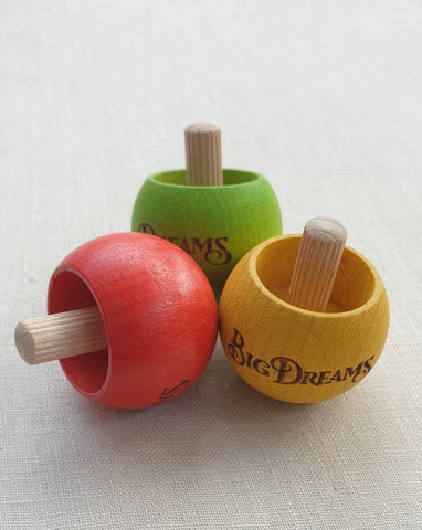 Big Dreams Classic Reversible Flipper Spinning Tops