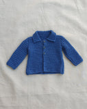 Knitted by Nana Cardigan Cobalt