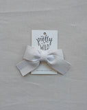 Pretty Wild Belle Bow Sparkle Silver