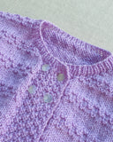 Knitted by Nana Azealia Cardigan Lavender