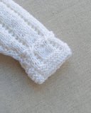 Knitted by Nana Cardigan White
