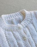 Knitted by Nana Cardigan White