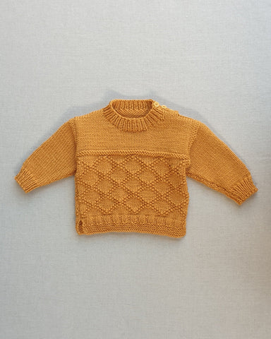 Knitted by Nana Claude Jumper Curry