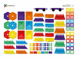 Connetix Tiles - Rainbow  Mega Pack 212 Piece