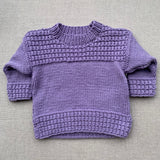 Knitted by Nana Leia Jumper - Lavender