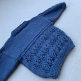 Knitted by Nana Michael Cardigan - Blue Denim