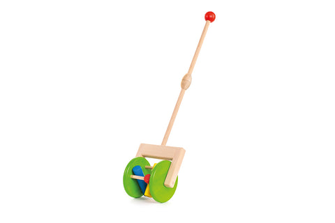 Bajo Wooden Rattle Push Along