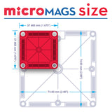 Magna Tiles Micro Mags Travel 26 Piece Set