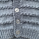 Knitted by Nana Timmy Cardigan Whispy Blue