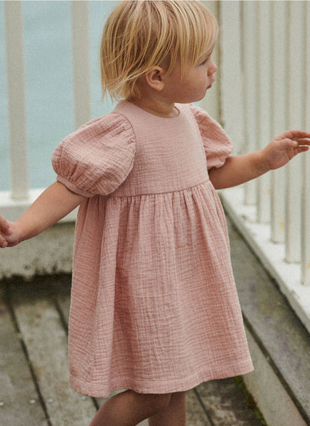 Nature Baby Albertine Dress Rose Dust