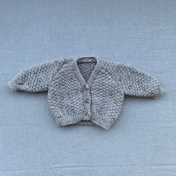 Knitted by Nana Cardigan - Oatmeal