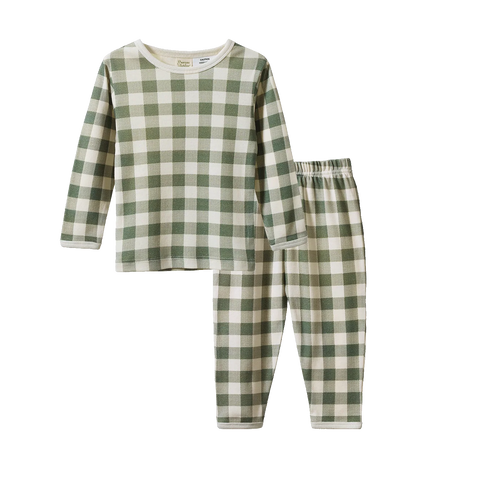 Nature Baby - Long Sleeve Pyjamas - Crispin Check