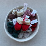 Knitted by Nana Savva Cuffed Booties - Assorted