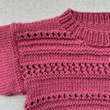 Knitted by Nana Harley Jumper - Turkish Rose