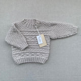 Knitted by Nana Basil Jumper- Champagne