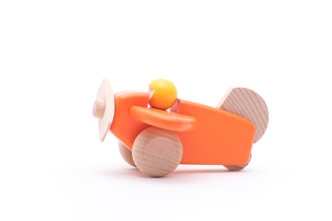 Bajo Plane with Pilot - Orange