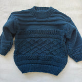 Knitted by Nana Coco Jumper - Baltic