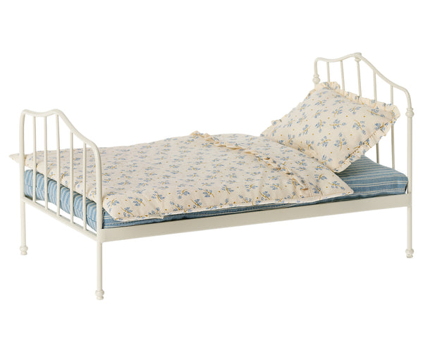 Maileg Miniature Bed - Mini Blue