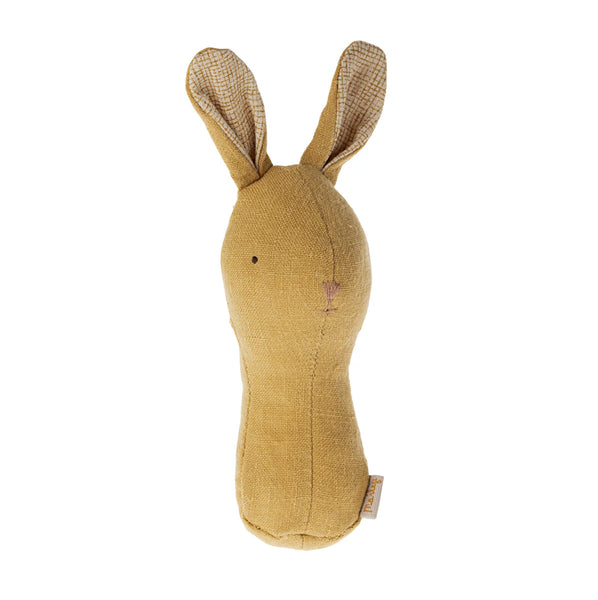 Maileg Lullaby Friends Bunny Rattle - Dusty Yellow