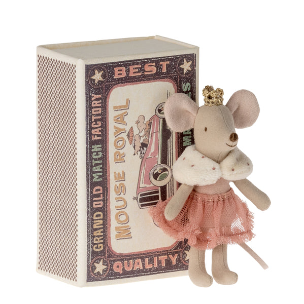 Maileg Princess Mouse in Match Box