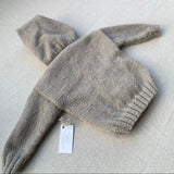 Knitted by Nana Cardigan With Hood - Koala