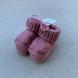 Knitted by Nana Savva Cuffed Booties - Assorted