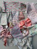 Pretty Wild Kids Scrap Fabric Pack 100g Bag - Liberty & Linen Pinks