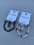 Milk X Soda Cherry Bracelet & Ring Set