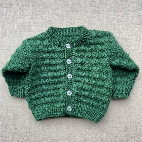 Knitted by Nana Jordan Cardigan - Clover