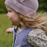 Nature Baby Alpine Pom Pom Beanie Lilac