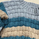 Knitted by Nana Steven Jumper - Multi Stripe Shadow