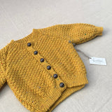 Knitted by Nana Cardigan - Yellow