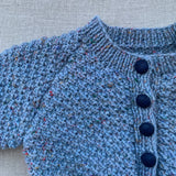 Knitted by Nana Harmony Cardigan - Dawn Mist