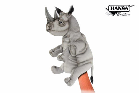 Hansa Rhinoceros Hand Puppet 31cm