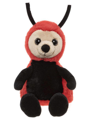 Charlie Bears Leaf Ladybird Rose Red