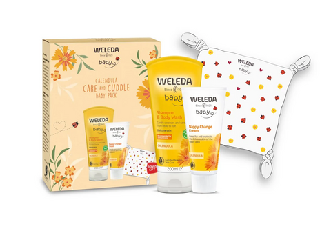 Weleda Calendula Baby Care and Cuddle Pack