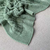Knitted By Nana Billy Blanket Jade 600 x 470mm