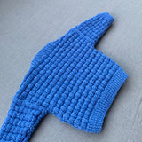 Knitted by Nana Steven Cardigan - Delphinium